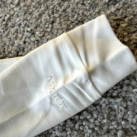 Men's YoungLA Thick#450 CloudFoamLongSleeveCrewNeck, XL, NWT, White - Picture 4 of 6